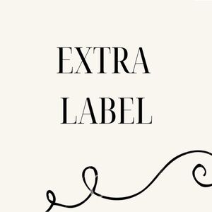 Extra shipping label